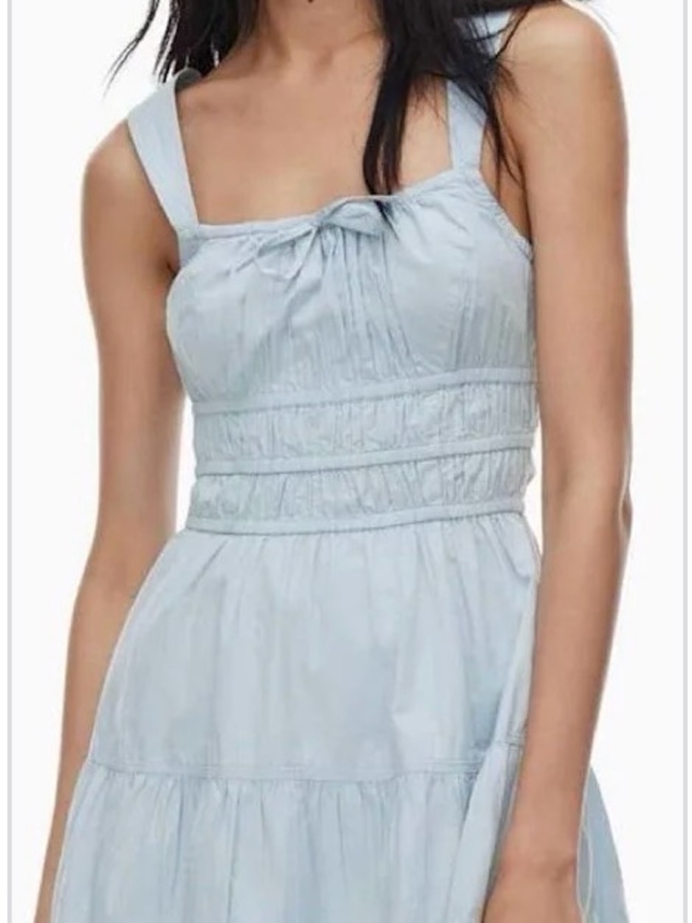 Aritzia Sunday Best dress light blue 2XS